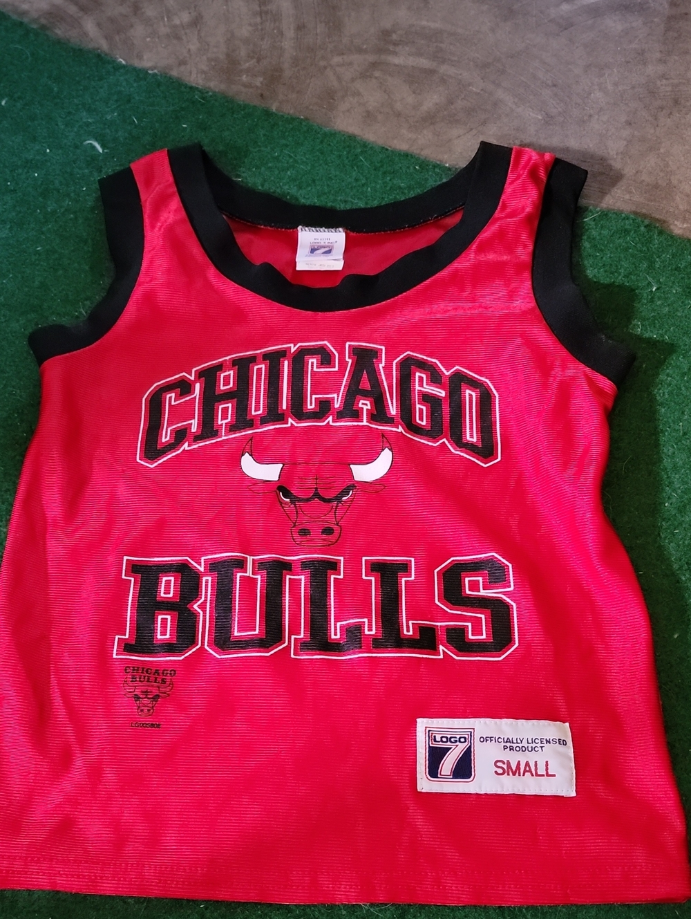 Vintage 1990s Chicago Bulls LOGO7 Tank Top